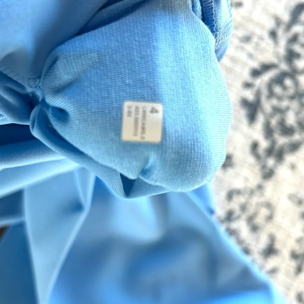 🆕NWT Lululemon Wunder Train High Rise Crop Leggings / Tights 23” in Aero Blue 4 - Picture 5 of 10